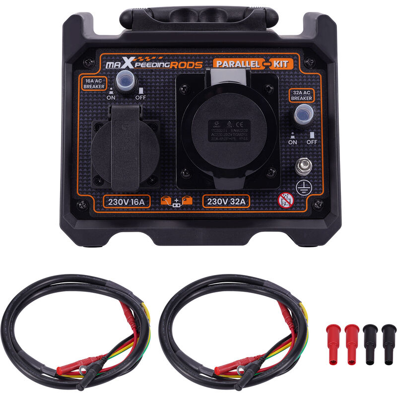 Parallelschaltbox ermöglicht eine höhere Gesamtleistung von, 32A, 230V, 3500W x2 Parallele Boxen für Maxpeedingrods MXR1500, MXR2300,