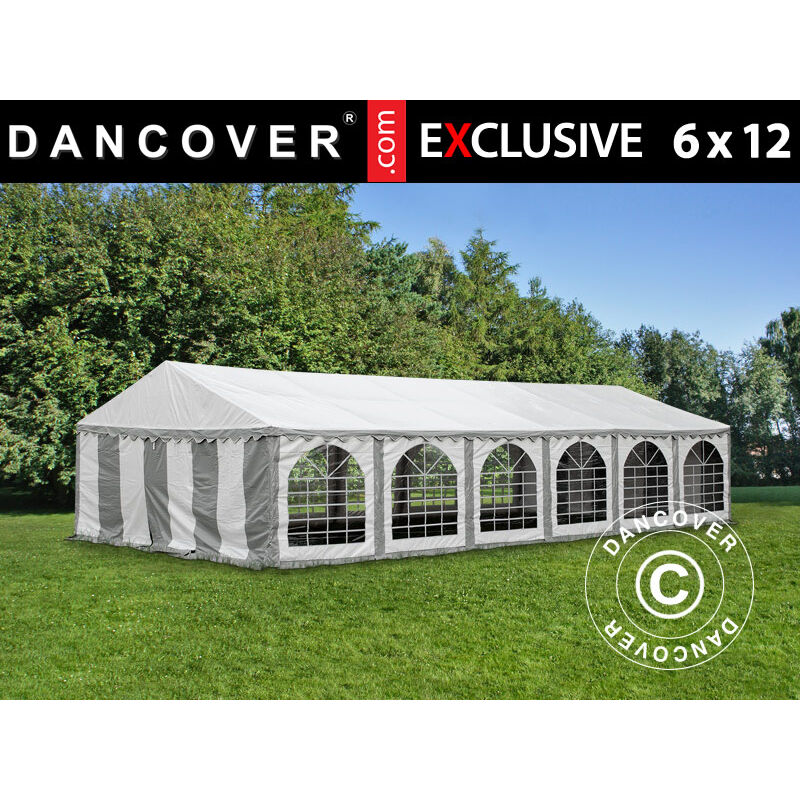 Partyzelt Pavillon Festzelt Dancover Exclusive 6x12m pvc,