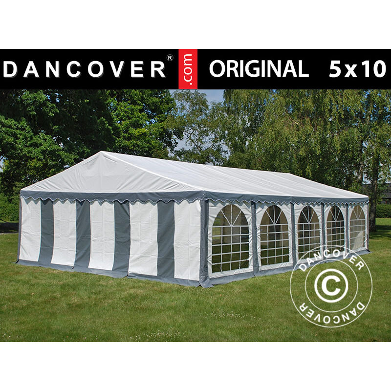 Partyzelt Pavillon Festzelt Dancover Original 5x10m PVC 900,