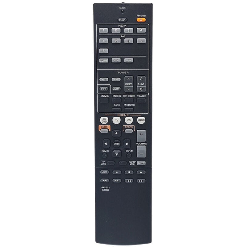Passend für Yamaha/Yamada/Harris RAV521 ZJ66500 HTR-3067 3066 RX-V377 Verstärker-Fernbedienung