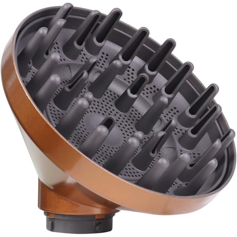 Passender Dyson Airwrap Langhaardiffusor – Haartrockneraufsatz – Für welliges und lockiges Haar – Umbau für Air Wrap Curling Styler – Gold