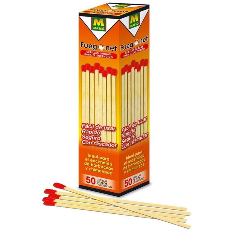 Fuego Net - Extralargas Fuegonet Matches. Sichere bereinstimmungen zu leichten Grillen