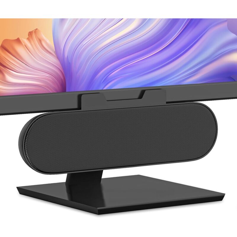 PC-Lautsprecher, Mini-USB-Soundbar für PC, Clip-On-Lautsprecher für Laptops, Tablets, Desktop-PCs und Smartphones, einfache Installation (Plug and