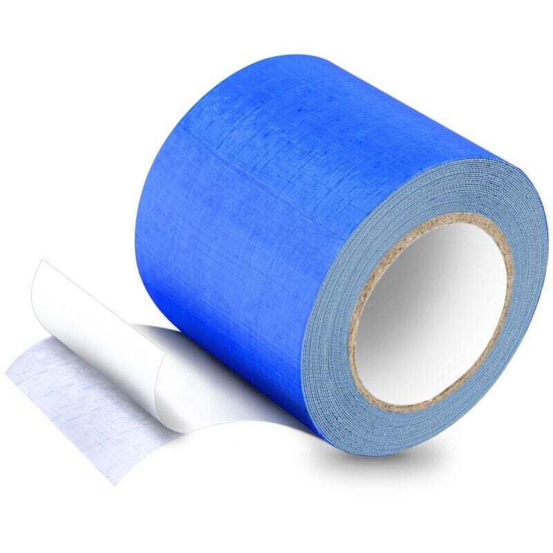 PE-Planenklebeband, Reparaturklebeband für Stoffplanen, Planenflicken, 5 m 8 cm, für LKW-Planen, Markisen, Zelte, Blau