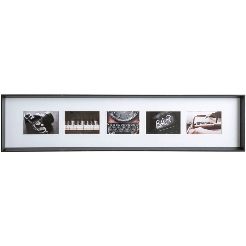 Fotocollage Axel 5 Fotos - Schwarz