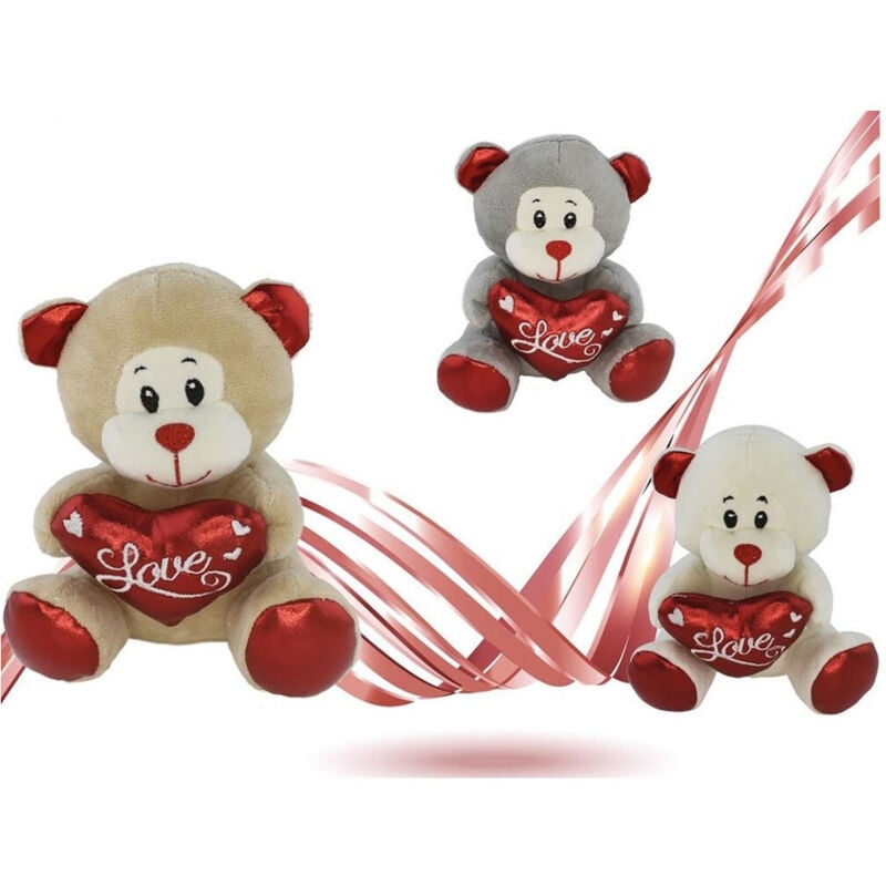 Trade Shop Traesio - Trade Shop - peluds order mit heart love lams 16 cm san valentino 3 col.ass. 93635 -