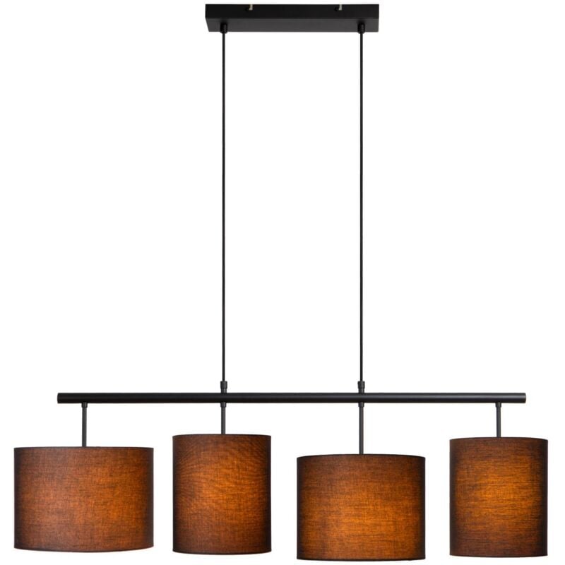 Maya - Pendelleuchten - 4xE27 - Schwarz - Lucide