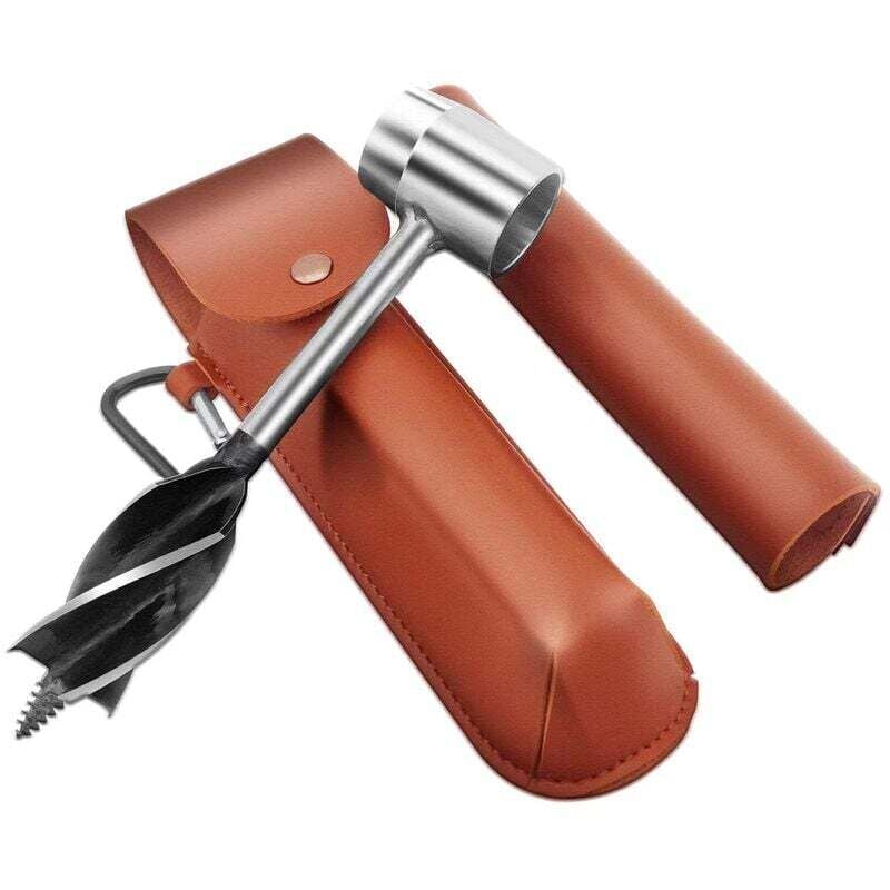 Perceuse à Main für Le Travail Du Bois, Perceuse De Survie Manuelle, Tarière Manuelle Bushcraft Outils, Camping Tarière Manuelle für Le Camping