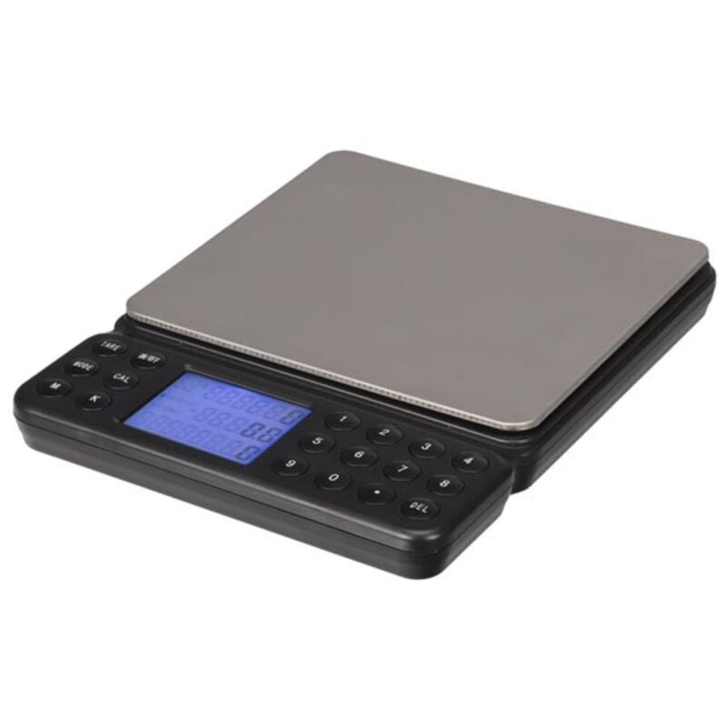 Toolland - Perel Präzisionswaage, digital, 0.1 g bis zu 2 kg, Tara-Funktion, automatische Abschaltung, LCD-Anzeige mit Hintergrundbeleuchtung