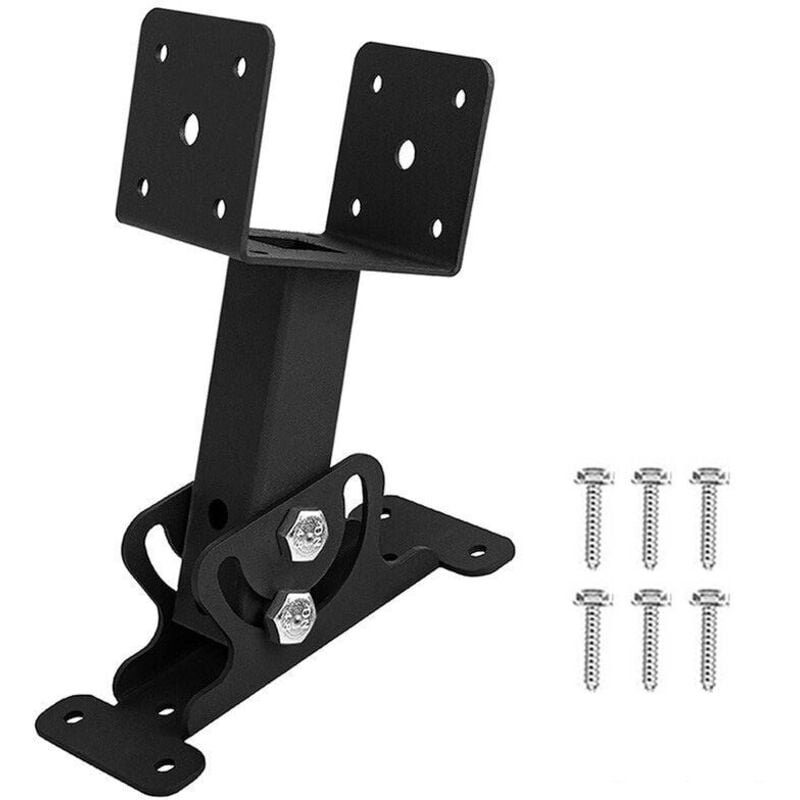 Pergola-Dachhalterungen – Robuste, verstellbare Pergola-Halterungen – Metall-Montagesatz mit Schrauben für Deck, Markise, Holzbalkenstütze