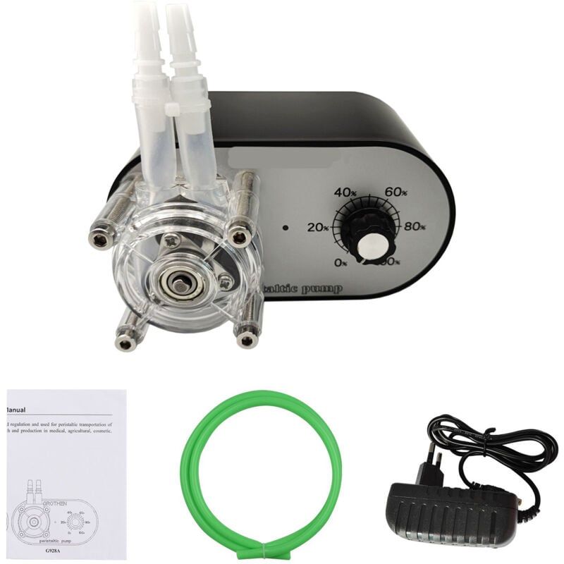 Peristaltikpumpe G928A, 114-500 ml/min, einstellbare, selbstansaugende Hochdurchfluss-Dosierung für Labor- und Aquarienanalysezusätze