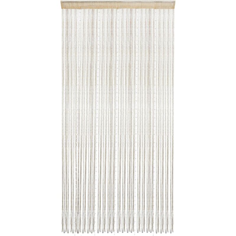 Perlenvorhang, Kristallperlen-verschlüsselter Fadenvorhang, Quasten-Türvorhang für Schrank, Türvorhang für Heimdekoration zum Aufhängen, 1 x 2 m / 39