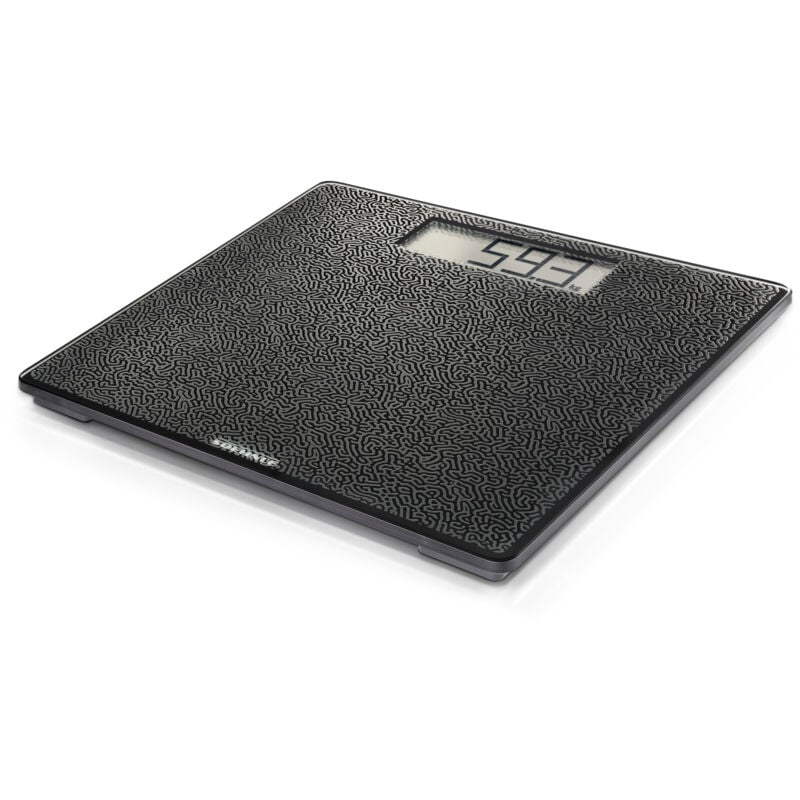Soehnle Personenwaage Style Sense Comfort Coral, Körperwaage mit hochwertig mattiertem Glas, Coral Design, große LCD-Anzeige, rutschhemmende