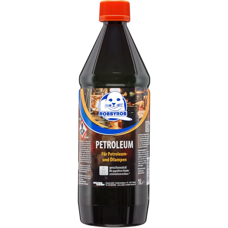 Robbyrob Petroleum geruchlos für Petroleum- und Öllampen 1 Liter