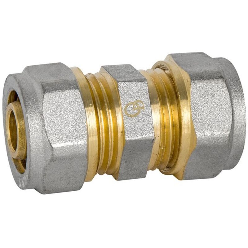 Pex-Al-Pex Chrom-Fitting 2020 Doppelt - D003.2020