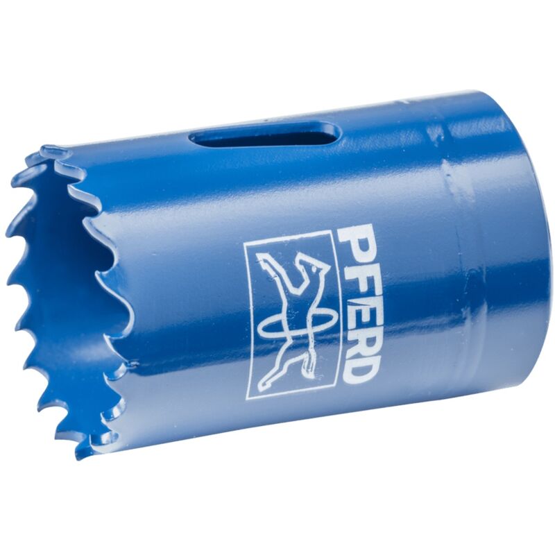 Bi-Metall Lochsäge Co8/M42 ø 33 mm Schnitttiefe 36 mm für Stahl, Edelstahl, Blech, Holz - Pferd