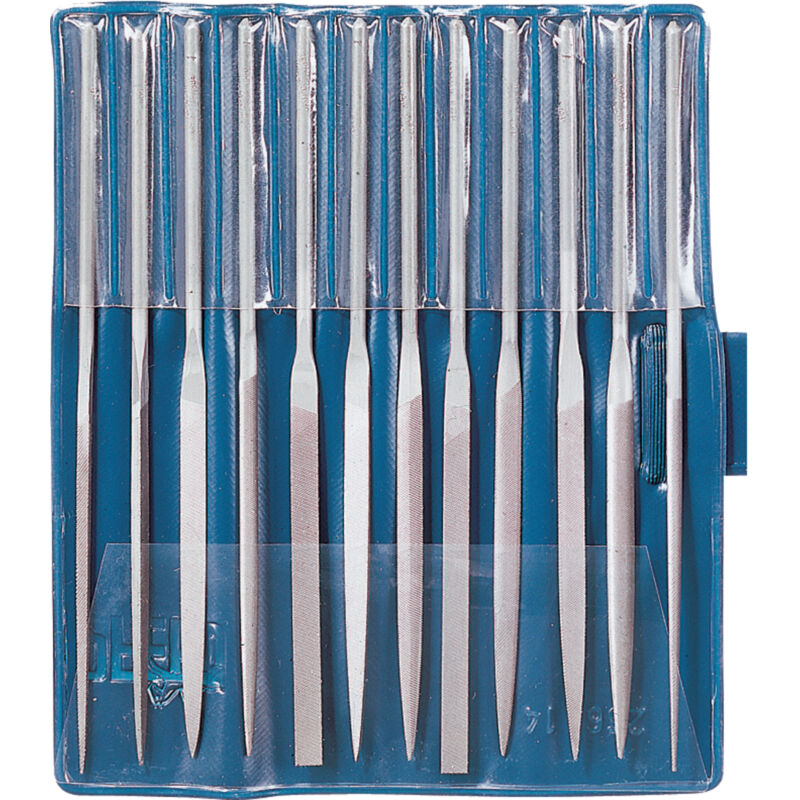 PFERD 12314084 CORRADI-Nadelfeilen-Set Schweizer Hieb 2 in PVC-Rolltasche Länge 160 mm 1 St.