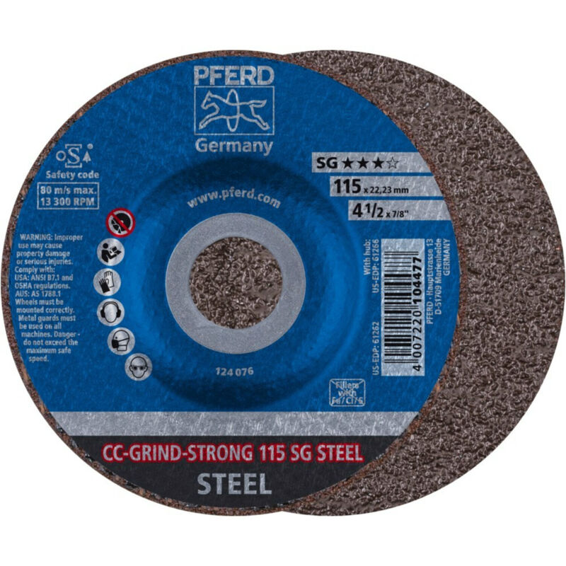 Schleifscheibe CC-Grind strong-steel 115mm pferd