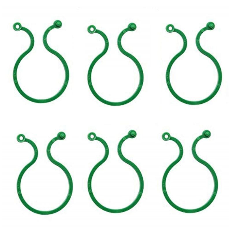 Tlily - Pflanzen-Drehclip-Binder, Garten-Stützclips, Gemüse, Tomaten, Ranken, Blumenverschlüsse zum Sichern von Pflanzen, l