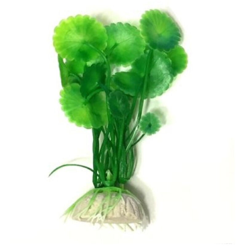 Trade Shop Traesio - Trade Shop - pflanze 10 cm künstliche pflanze für aquarium gefälschte kunststoffpflanzen grüne farbe -
