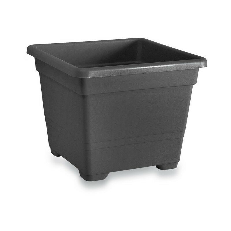 Quadratische Vase Schokolade - 54 cm