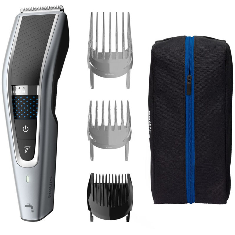 Philips 5000 series Abwaschbarer Haarschneider mit Trim-n-Flow-PRO-Technologie