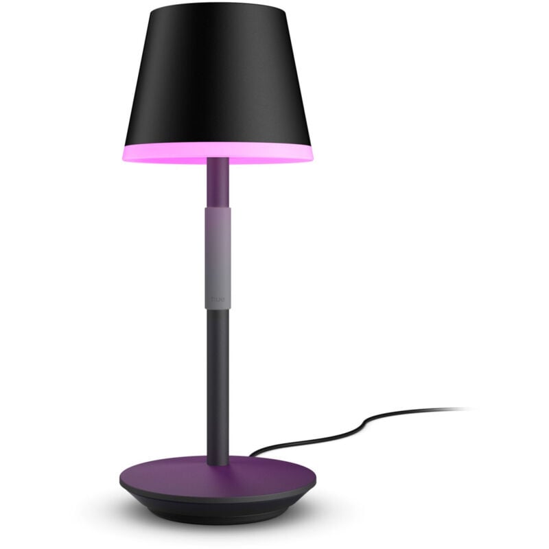 Philips hue go tragbare intelligente tischlampe schwarz