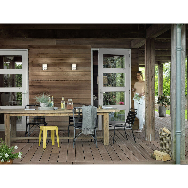 Led Python 173234716 LED-Außenwandleuchte led led fest eingebaut 6 w Edelstahl - Philips