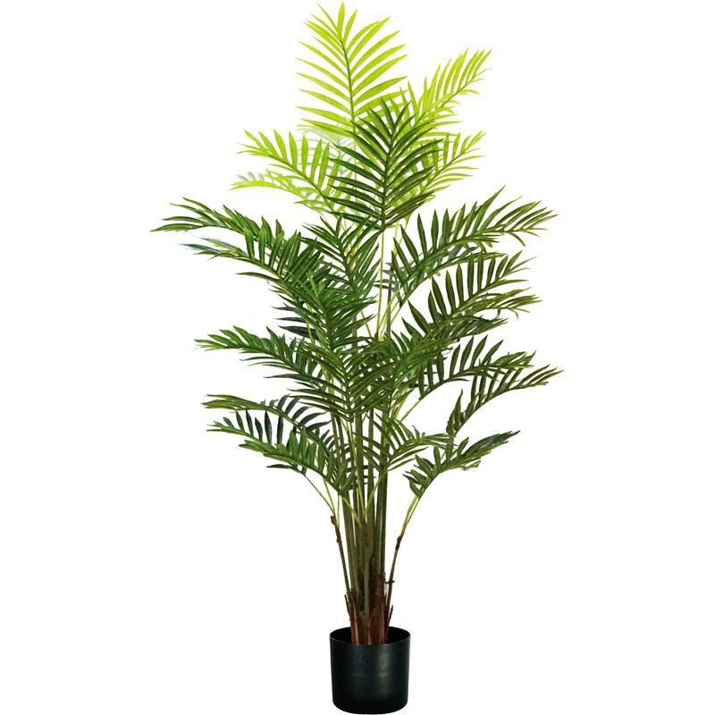 King Home PALMA ARECA Pflanze H. 160 cm 33 LEAF komplett mit Moostopf