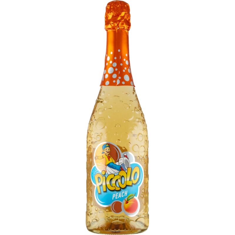 PICCOLO Pfirsich Sprudelgetränk 750ml - Erfrischung ohne Alkohol