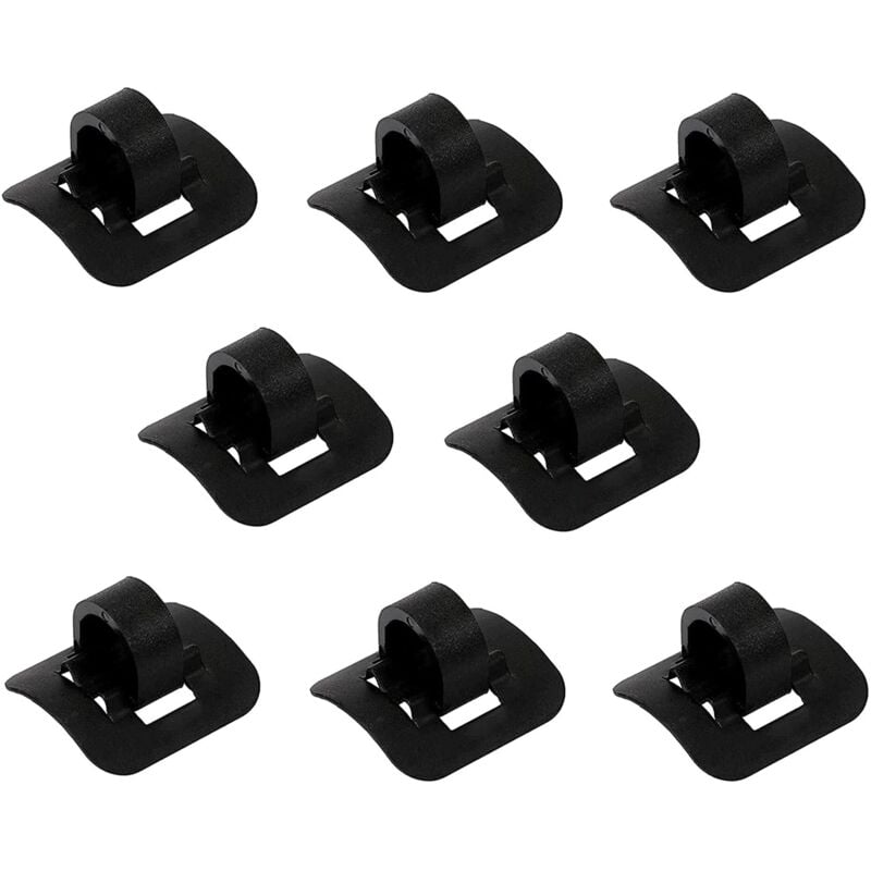 ZVD - Pieces Cable C-Clips Cycling 21X20mm Bike Brake Cable Tube Guide Aluminum Alloy Fastener With 3M Bike Carrier Cable Buckle for Brake Cable