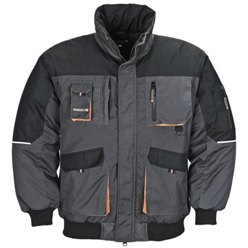Terratrendjob - Terratrend Pilotenjacke 4629 Gr. l dunkelgrau - dunkelgrau