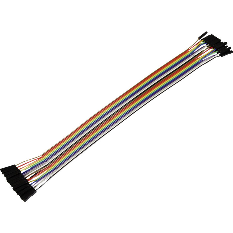 Joy-it - RB-CB5-025 Jumper-Kabel Raspberry Pi®, Banana Pi, Arduino [20x Drahtbrücken-Buchse - 20x Drah