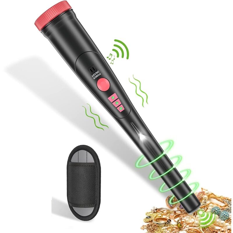 Pinpointer-Metalldetektor, tragbarer und professioneller Metalldetektor mit Batterien, wasserdichter und hochpräziser Pinpointer für