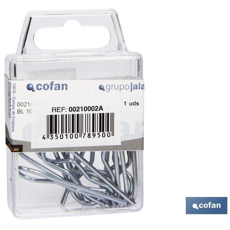 Stifte und R-Clips M5 Blister mit 1 Stück.