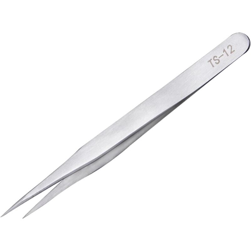 Bluedeer - Pinzette Spitz, Industrielle Pinzette aus Edelstahl, Pinzette Lang für Schweißarbeiten, experimentelle Arbeiten, Schweißen und