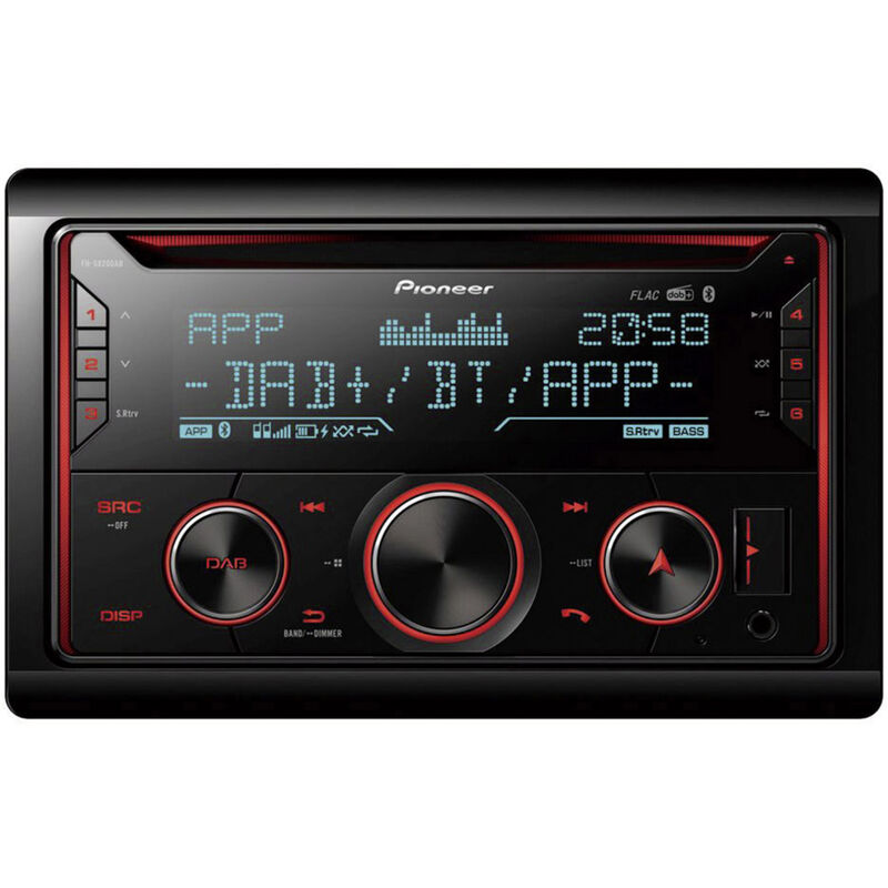 FH-S820DAB Doppel-DIN Autoradio dab+ Tuner, Bluetooth®-Freisprecheinrichtung, AppRadio - Pioneer