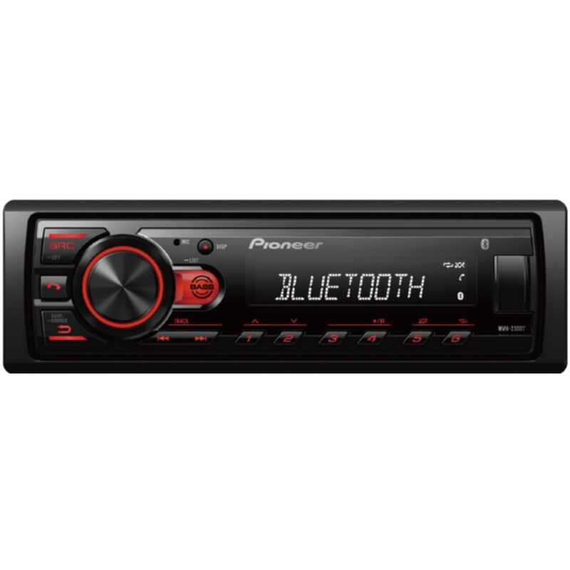 Pioneer - MVH-230BT 1-DIN-Autoradio