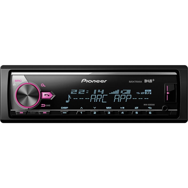 MVH-X580DAB Autoradio dab+ Tuner, Anschluss für Lenkradfernbedienung, Bluetooth®-Freispreche - Pioneer