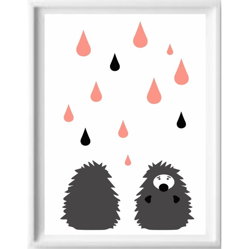 PLAKATE, GRAFIKEN, FÜR KINDER MIT RAHMEN 50 x 40 cm