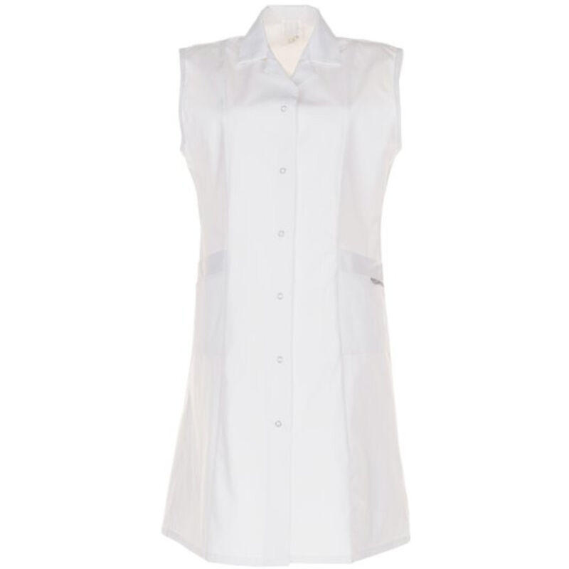 Planam Mantel MG ohne Arm Damen reinweiß 42