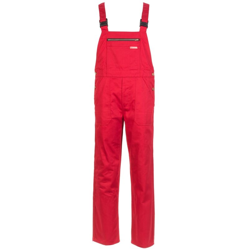 Latzhose mg 290 Gr. 64 rot - Planam