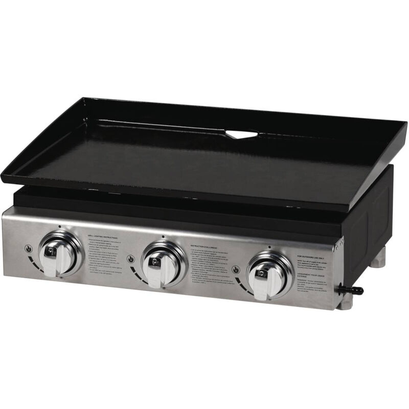 Plancha 'Presto 3' - 3 Brenner - 7,5 kW - Grau