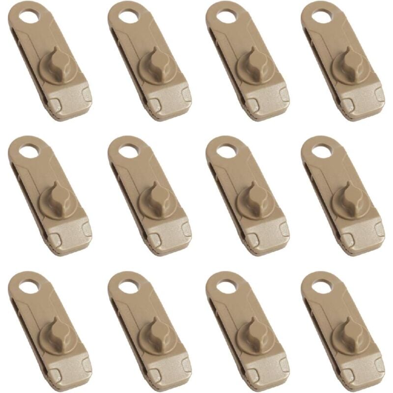 Memkey - Planen-Clips, Kunststoff, Camping-Zelt-Clips, kleine Ösenklemme für Markisen, Schatten, Stoff, Garten, Outdoor-Aktivitäten