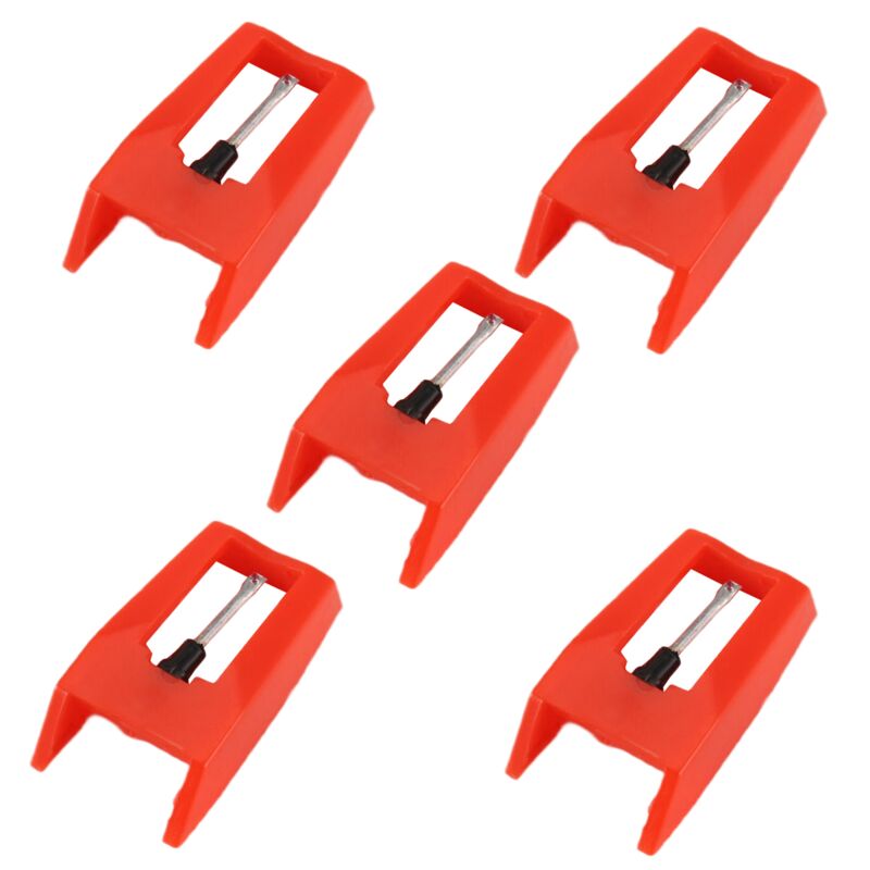 Plattenspieler-Ersatznadeln, 5Er-Pack Plattenspieler-Ersatznadeln für Vinyl-Plattenspieler LP-Phonographen,