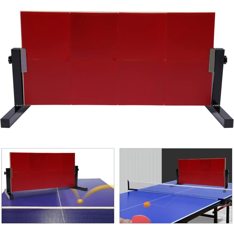 Tischtennis Return Board Pro Return Board Trainingsgerät Ping Pong Sparring Rebound Board für Indoor-Selbsttraining Tischtennistisch Arbeitsplatte