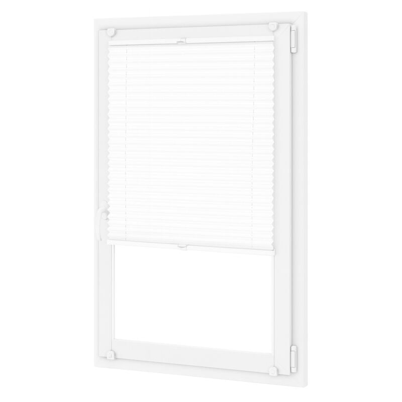 PLISSEE-ROLLO 30x200 cm - PLISA weiß, nicht-invasive Montage, Aluminiumprofile, hohe Qualität PLISSEE-ROLLO 42x200 cm - PLISA weiß, nicht-invasive