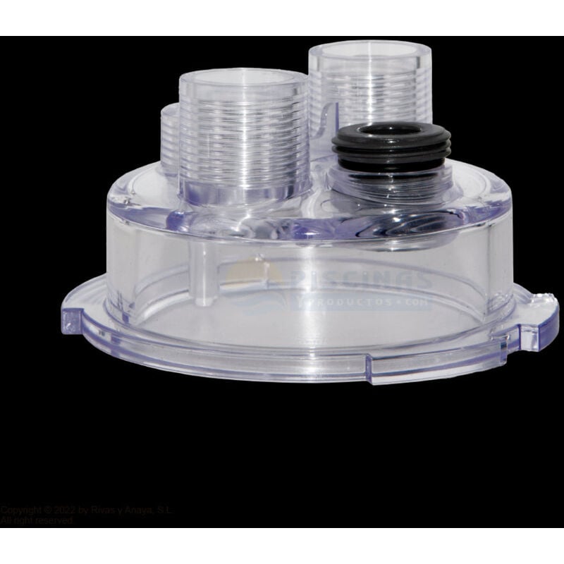 Zodiac - POD-Oberkappe (mit Gewindeadapter für Durchflussdetektor) für Tri pH, Tri Pro, pH Link und Dual Link Electrolysis