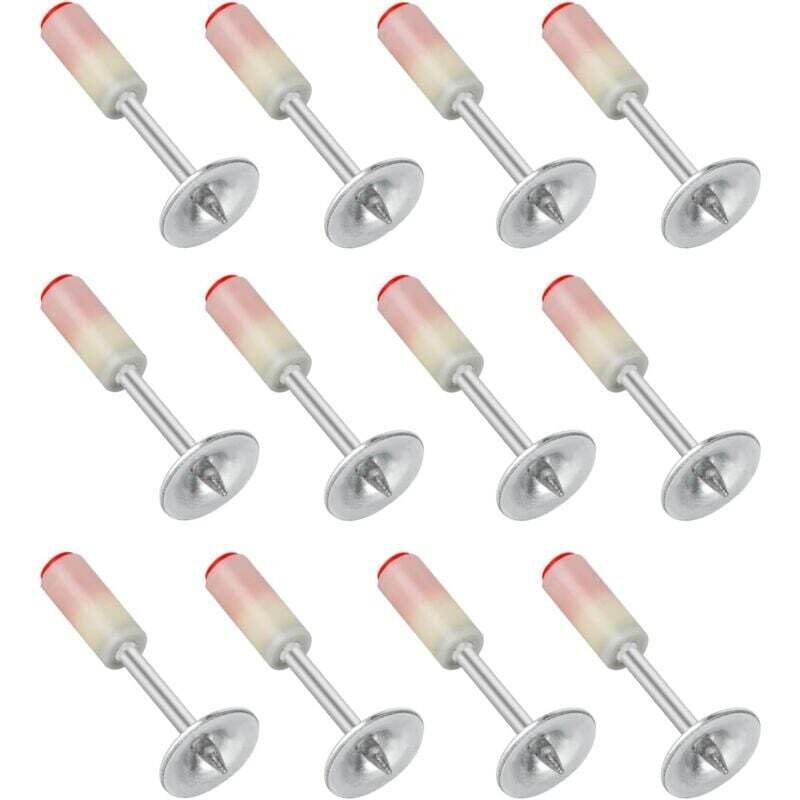 200 Nägel für Nagelpistolen, 7,3 mm runde Nägel, manuelle Stahlnägel für pneumatische Nietpistolen, Deckenkabelkanalmontage und Reparaturzubehör.