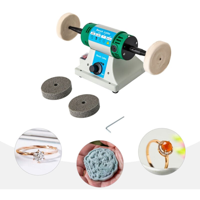 Senderpick - Poliermaschine Turmschleifmaschine Poliermotor 320w Polierblock 10000rpm